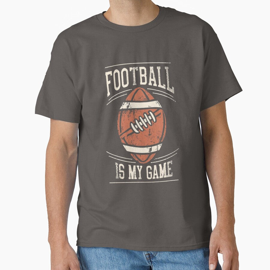 Football is My Game by GoodOldVintage T-Shirts, Hoodie, Sweatshirt | BlankRebels.com (Image 1)