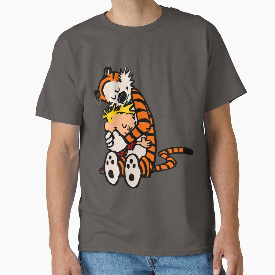 calvin and hobbes had funy hug by Catalina Keith T-Shirts, Hoodie, Sweatshirt | BlankRebels.com (Image 1)