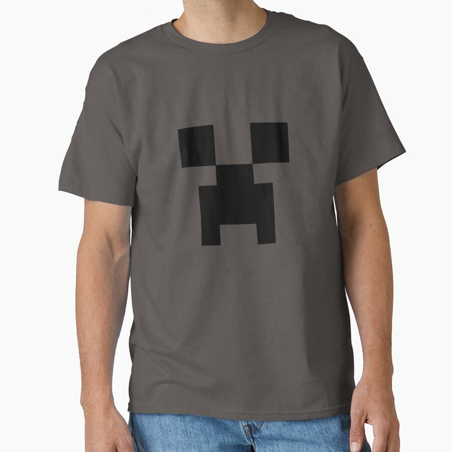 Face Pixel Art Cree per - Mine craft by Nelloo12 T-Shirts, Hoodie, Sweatshirt | BlankRebels.com (Image 1)
