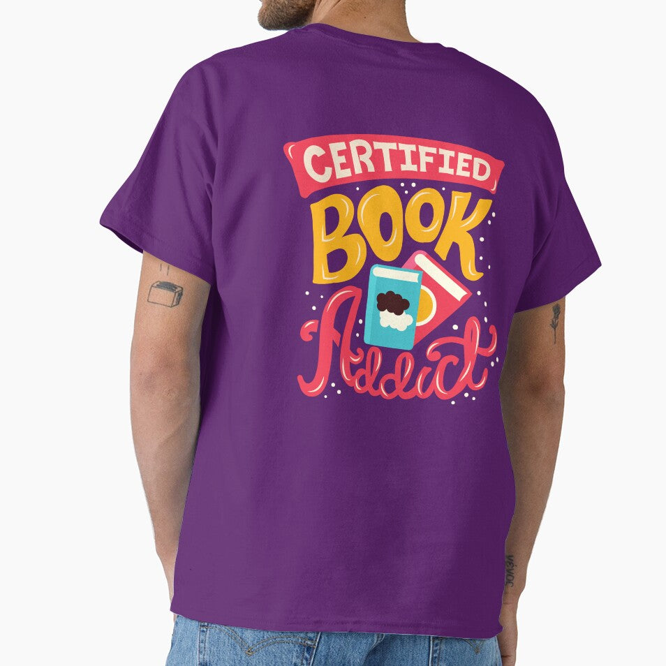 Certified Book Addict by Risa Rodil T-Shirts, Hoodie, Sweatshirt | BlankRebels.com (Image 1)