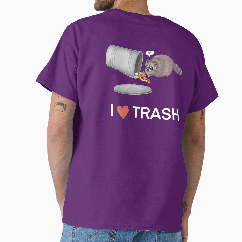 I Heart Trash Panda Raccoon by rachelleybell T-Shirts, Hoodie, Sweatshirt | BlankRebels.com (Image 1)