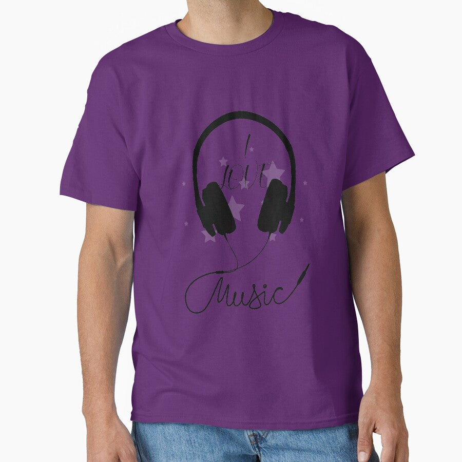 Music Lover Tees, I Love Music T-Shirt by EVERTEESLOVER Hoodie, Sweatshirt | BlankRebels.com (Image 1)