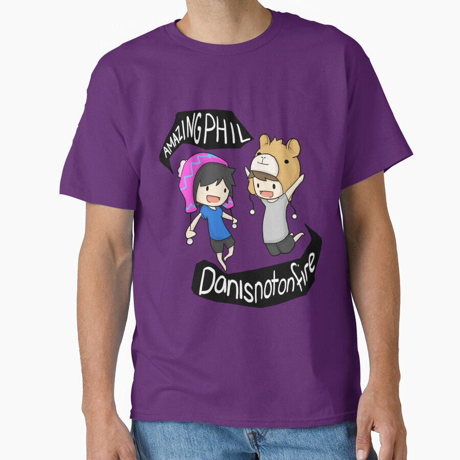 AmazingPhil and Danisnotonfire by iZelda T-Shirts, Hoodie, Sweatshirt | BlankRebels.com (Image 1)