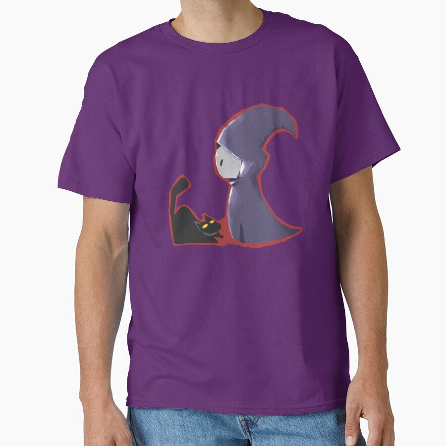 Halloween Black Cat & Reaper by NonNaphat T-Shirts, Hoodie, Sweatshirt | BlankRebels.com (Image 1)