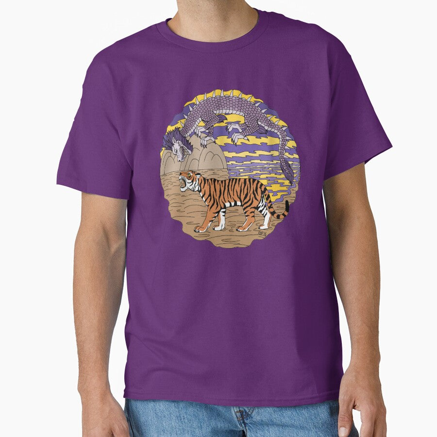 Tiger and Dragon by Azure Lion Productions T-Shirts, Hoodie, Sweatshirt | BlankRebels.com (Image 1)