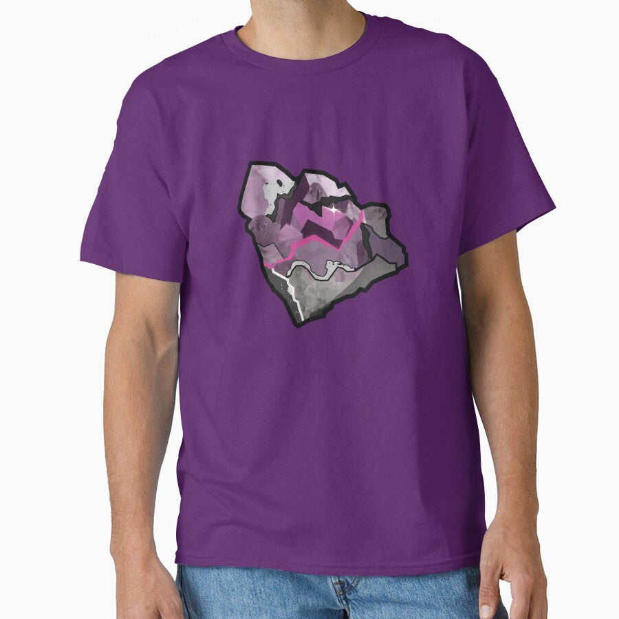 Glowing Amethyst Mineral Crystal by Zillberry T-Shirts, Hoodie, Sweatshirt | BlankRebels.com (Image 1)