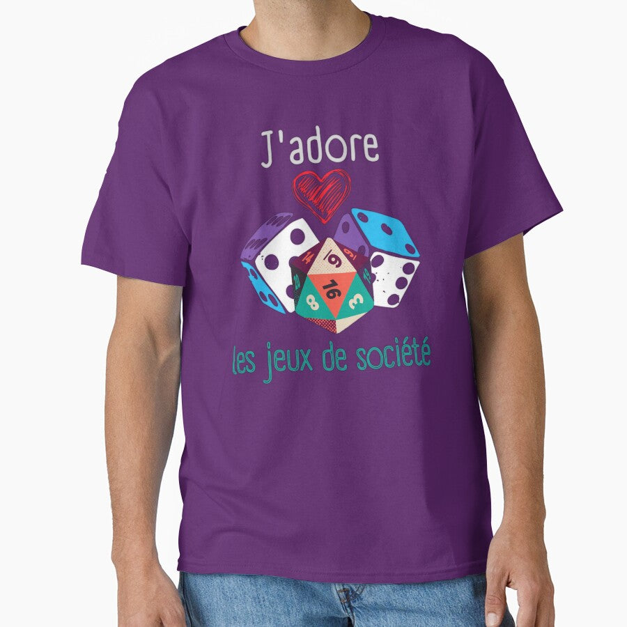 J'adore les jeux de société by InverseArt T-Shirts, Hoodie, Sweatshirt | BlankRebels.com (Image 1)