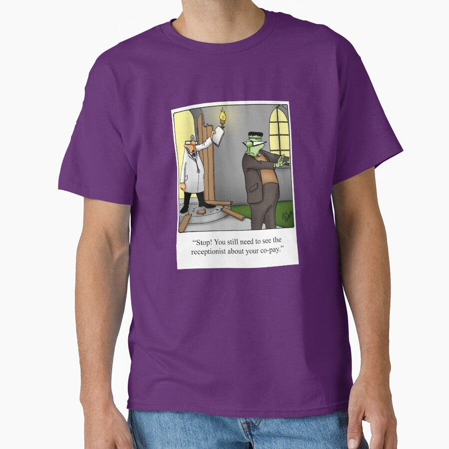 Funny Spectickles Halloween Frankenstein Copay Humor by abbottoons T-Shirts, Hoodie, Sweatshirt | BlankRebels.com (Image 1)