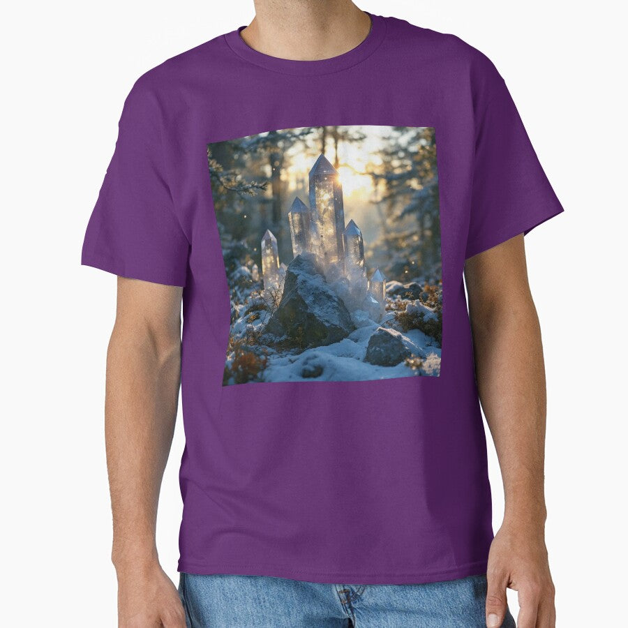 Crystal Towers in Winter by Marielle Valenzuela T-Shirts, Hoodie, Sweatshirt | BlankRebels.com (Image 1)