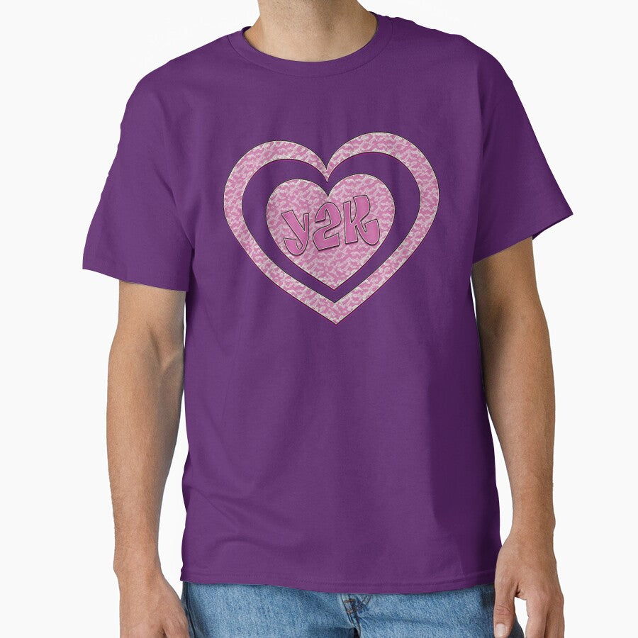 Y2k Animal Print Heart by RoserinArt T-Shirts, Hoodie, Sweatshirt | BlankRebels.com (Image 1)