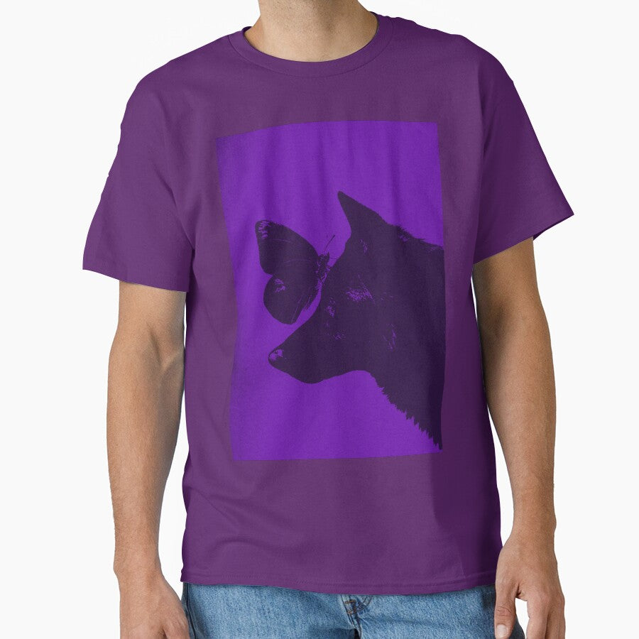 Purple Grunge Dog Cover by Abstract Finds T-Shirts, Hoodie, Sweatshirt | BlankRebels.com (Image 1)