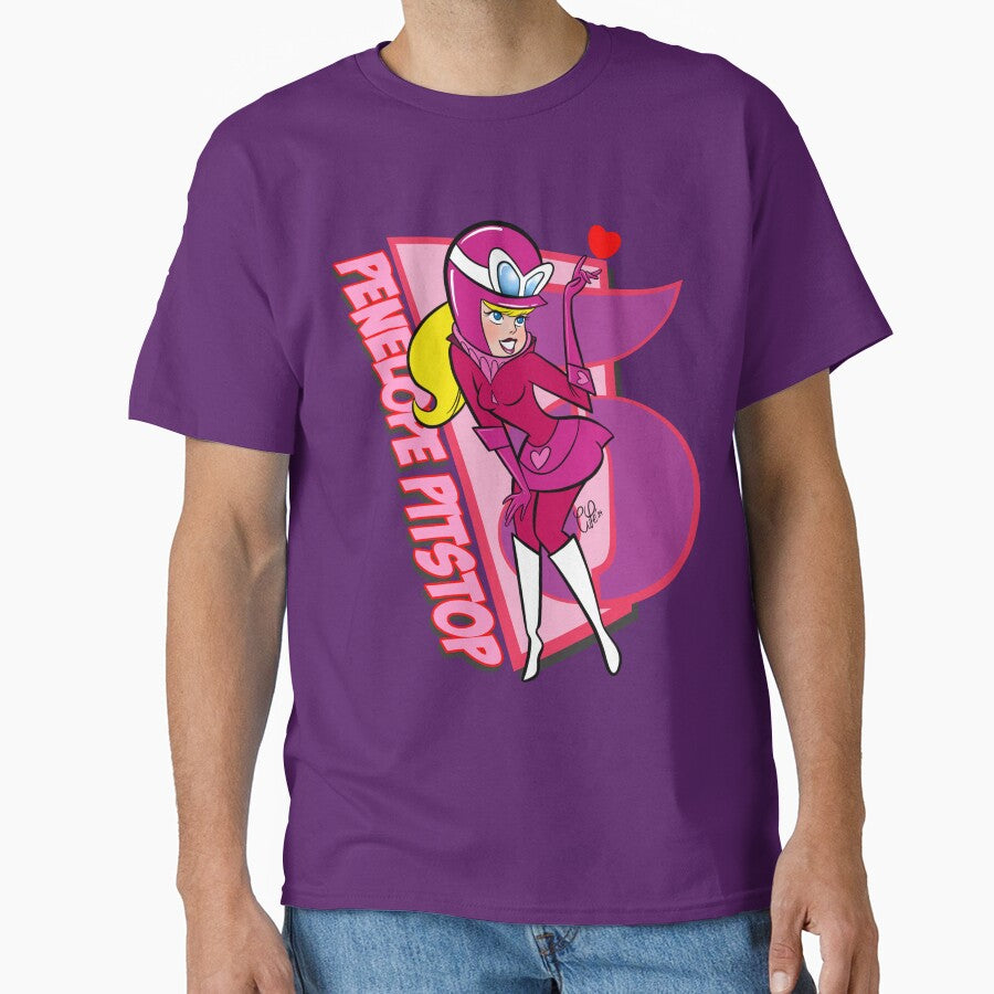 RETRO CARTOON VINTAGE - PENELOPE CASCO - RACING CARS - D2 by CuPensky T-Shirts, Hoodie, Sweatshirt (Image 1)