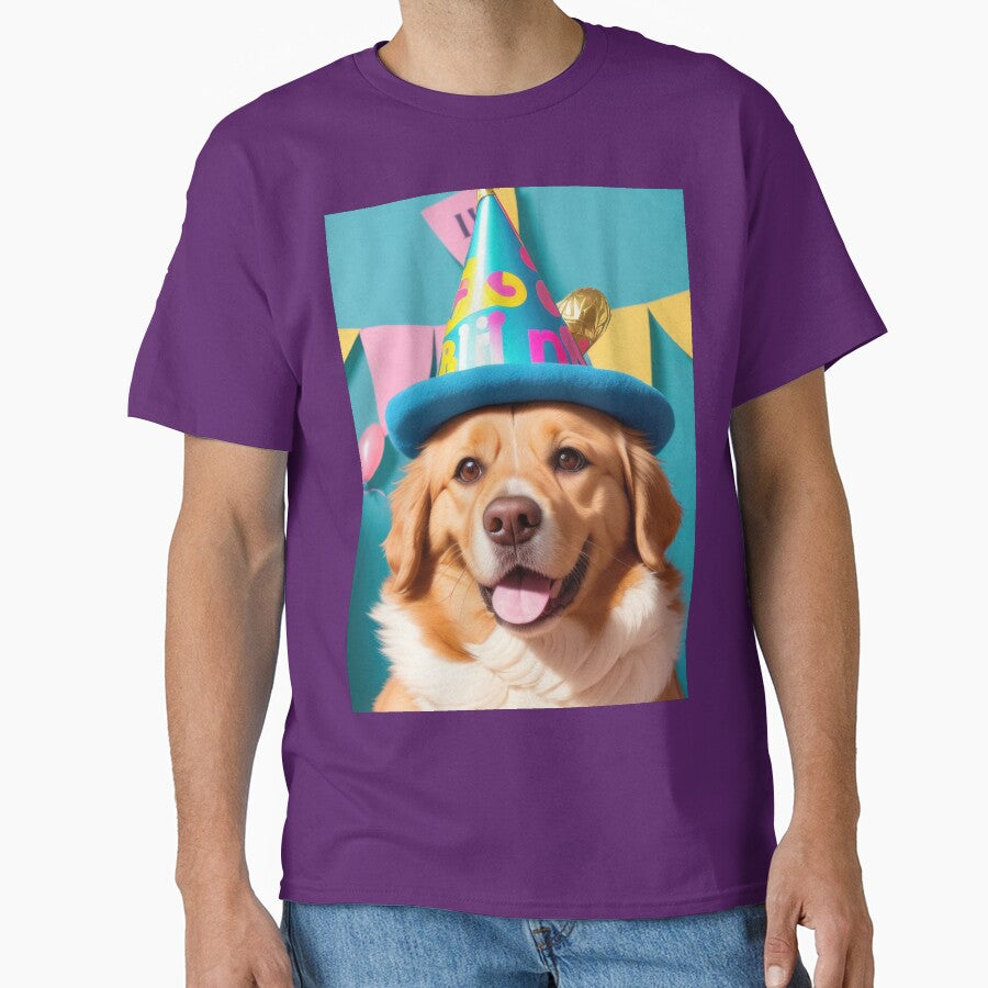 Funny adorable Golden Retriever with wizard hat by Tio-Tecun T-Shirts, Hoodie, Sweatshirt | BlankRebels.com (Image 1)
