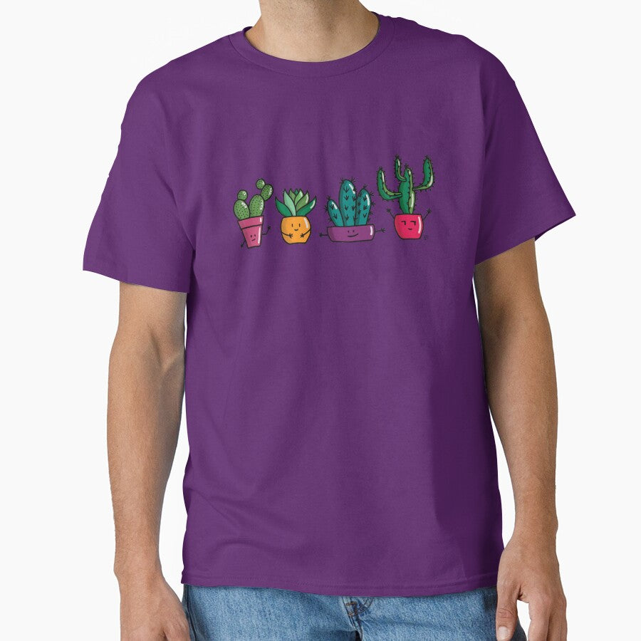 Lila-fee - Succulent friends - T-shirt and hat by VagoGraphicArt Hoodie, Sweatshirt | BlankRebels.com (Image 1)
