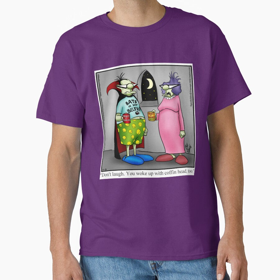Funny Spectickles Halloween Dracula Bedhead Humor by abbottoons T-Shirts, Hoodie, Sweatshirt | BlankRebels.com (Image 1)