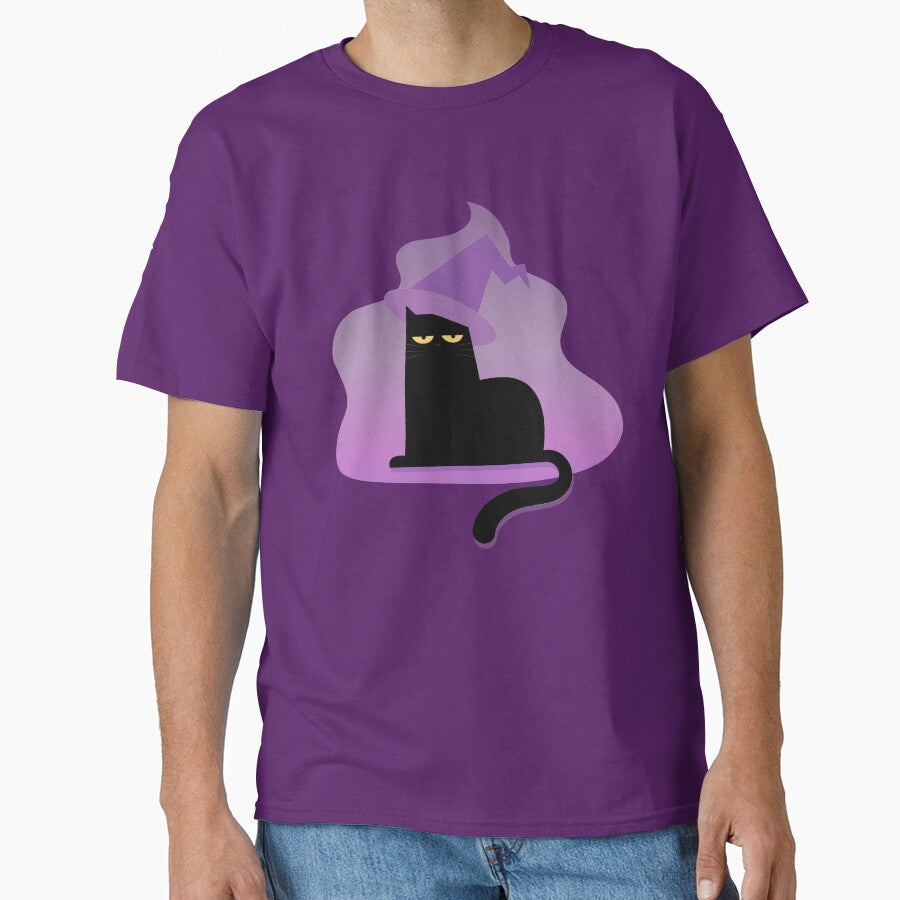 Grumpy Spooky Halloween Black Cat by ZodesignArt T-Shirts, Hoodie, Sweatshirt | BlankRebels.com (Image 1)