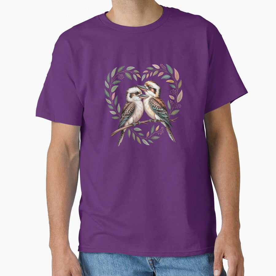Vintage Kookaburra Heart - Poetcore Aesthetic Australiana by Wennebabs T-Shirts, Hoodie, Sweatshirt (Image 1)