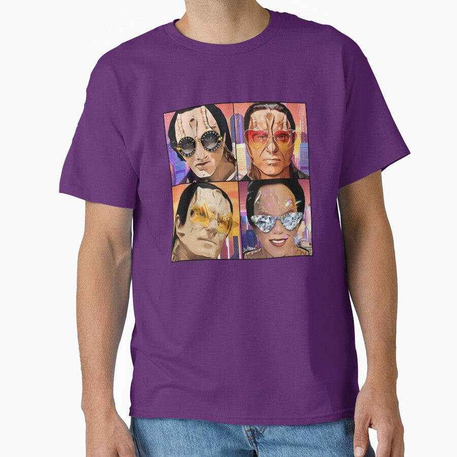 Deep Space Vice Murder LIzard Parody Collage Square by orionlodubyal T-Shirts, Hoodie, Sweatshirt | BlankRebels.com (Image 1)