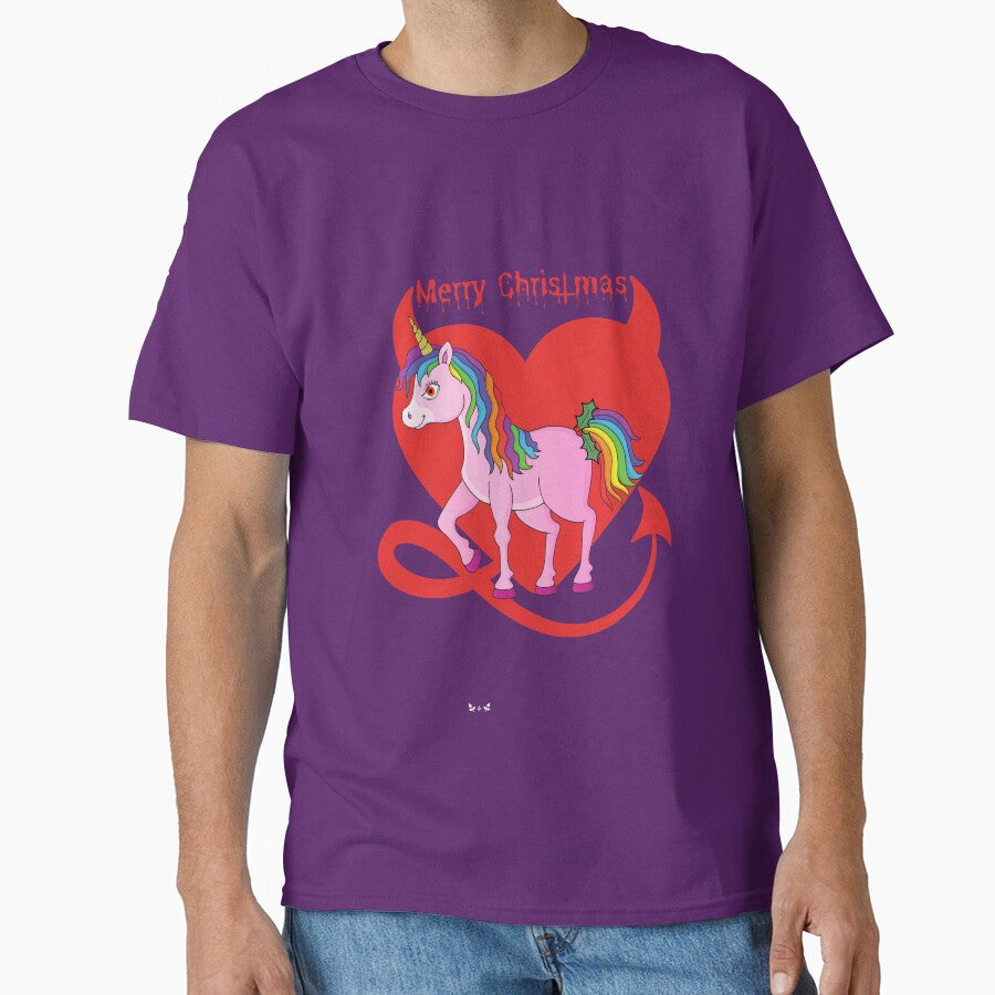 Cute Christmas Evil unicorn by Tshepomuza T-Shirts, Hoodie, Sweatshirt | BlankRebels.com (Image 1)