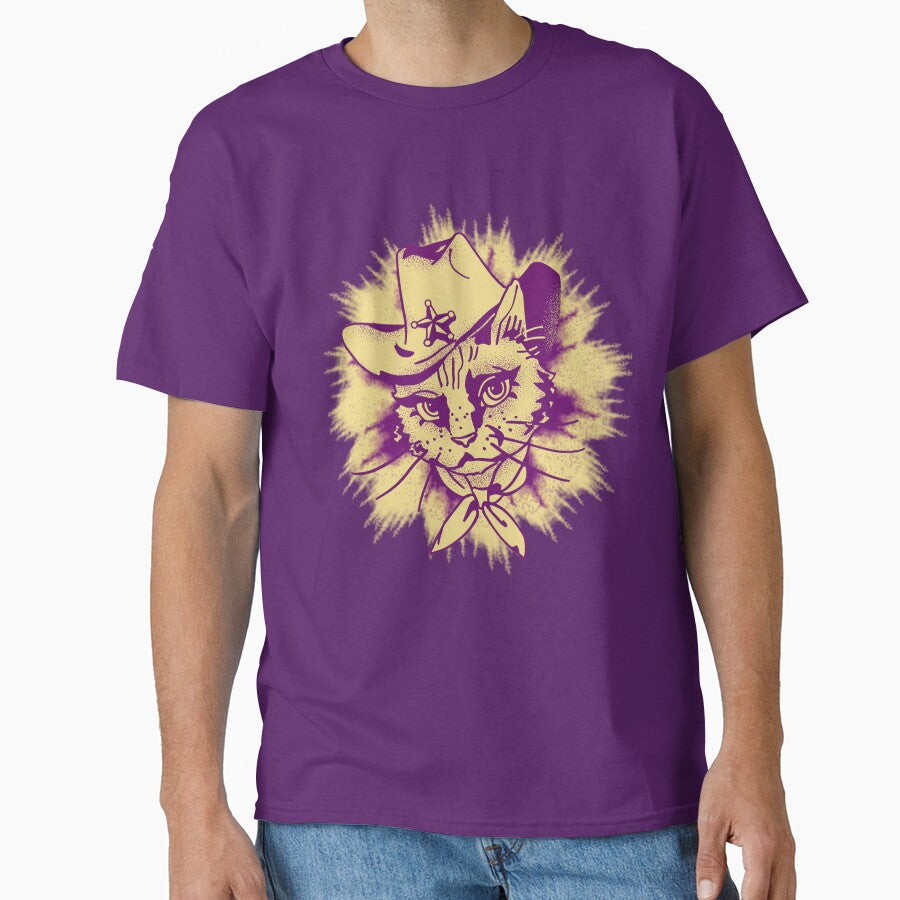 Cat Cowboy Sheriff by soulfulprintss8 T-Shirts, Hoodie, Sweatshirt | BlankRebels.com (Image 1)