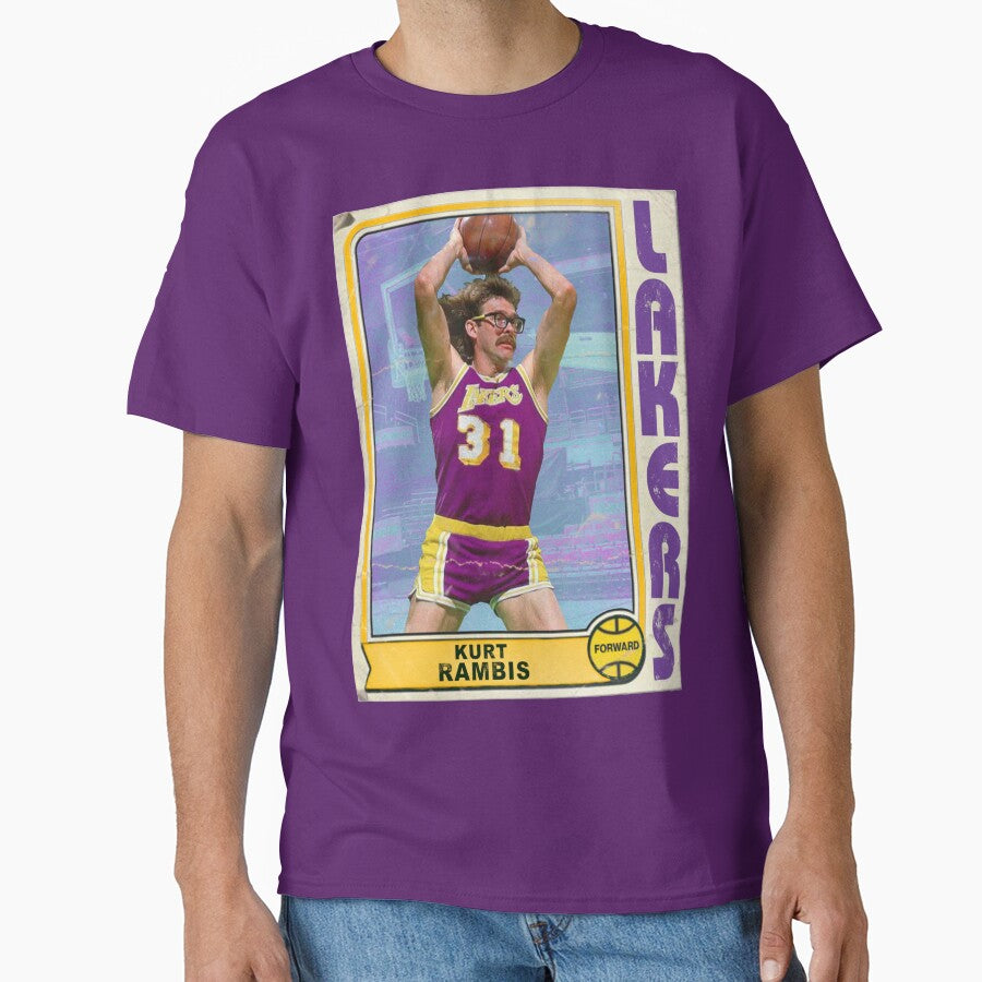 Retro Kurt Rambis Trading Card by acquiesce13 T-Shirts, Hoodie, Sweatshirt | BlankRebels.com (Image 1)