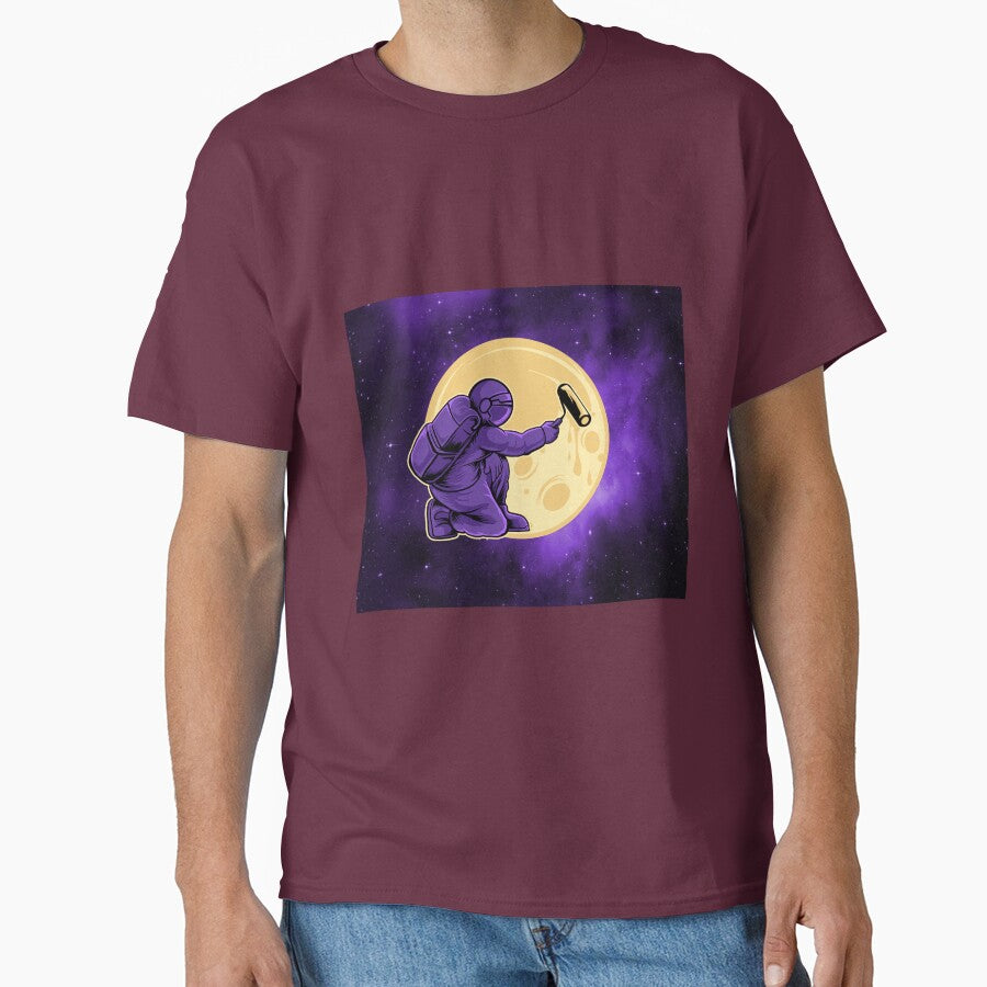 astro paint astronaut with paint roller in space by toastygoat T-Shirts, Hoodie, Sweatshirt | BlankRebels.com (Image 1)
