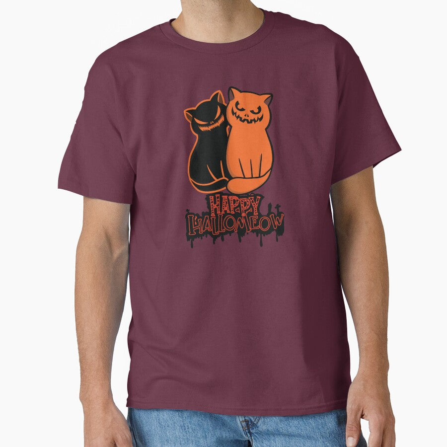 Scary black cat Halloween by Donutlovers T-Shirts, Hoodie, Sweatshirt | BlankRebels.com (Image 1)