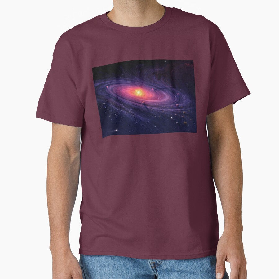 Galaxy Space print by LuluLeb T-Shirts, Hoodie, Sweatshirt | BlankRebels.com (Image 1)