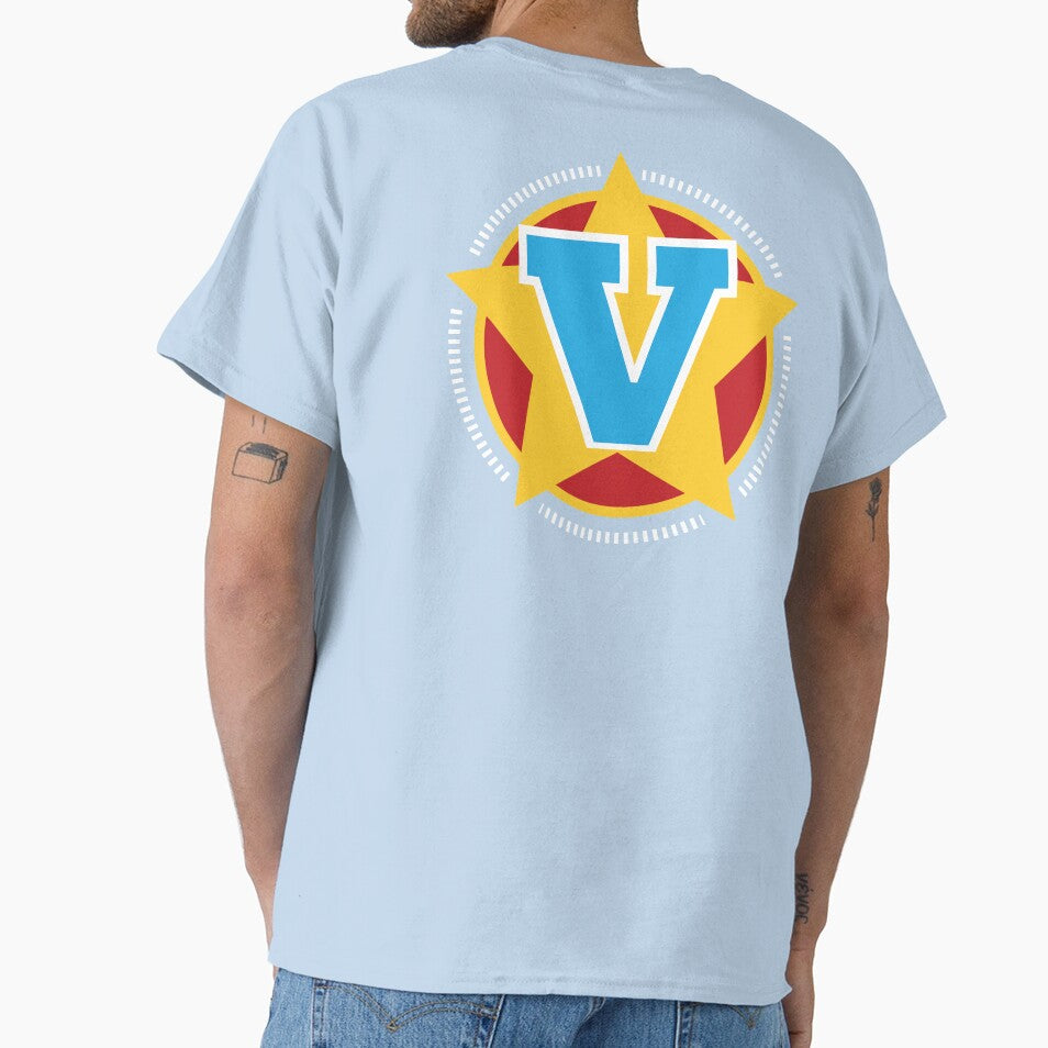 Superhero Letter V. Star and stripes by mgulin T-Shirts, Hoodie, Sweatshirt | BlankRebels.com (Image 1)