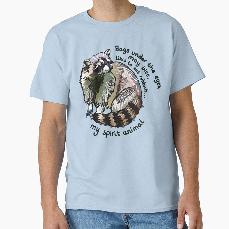Raccoon: spirit animal by Tully Simmonds T-Shirts, Hoodie, Sweatshirt | BlankRebels.com (Image 1)