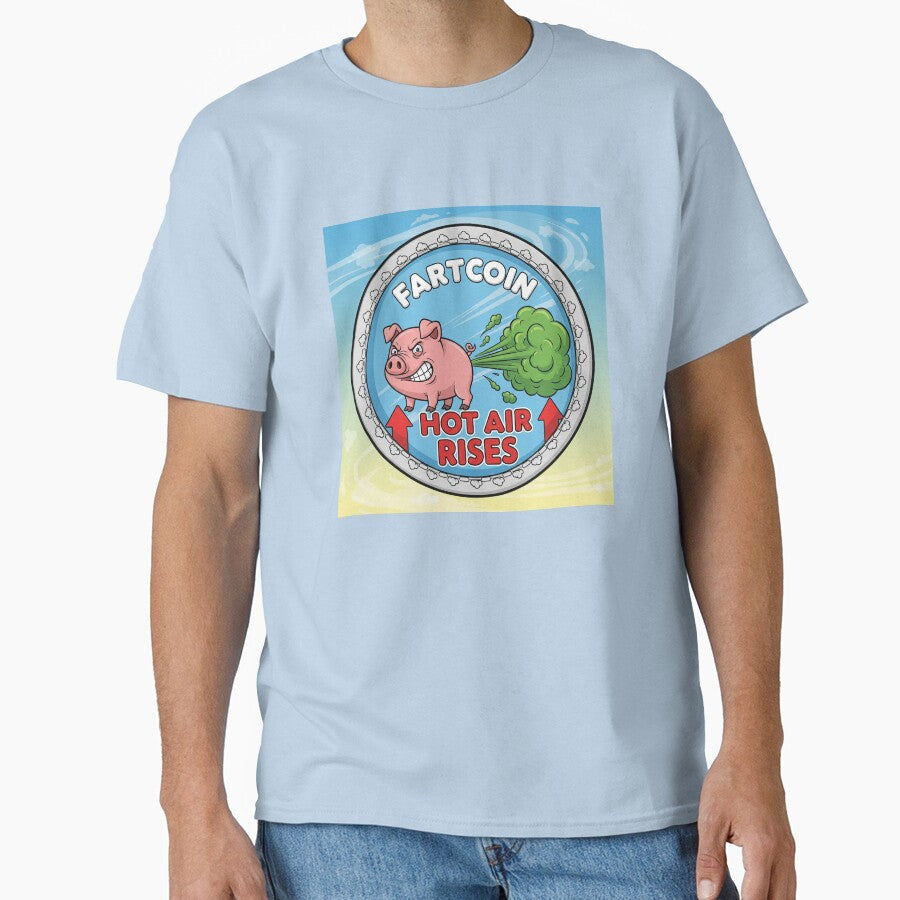 Fartcoin Pig by CryptoThreads4 You T-Shirts, Hoodie, Sweatshirt | BlankRebels.com (Image 1)