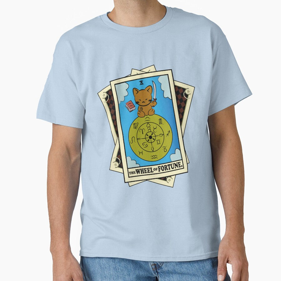 TAROT CARDS DECK | THE WHEEL OF FORTUNE. | FORTUNE CAT by FalconLifeStore T-Shirts, Hoodie, Sweatshirt (Image 1)