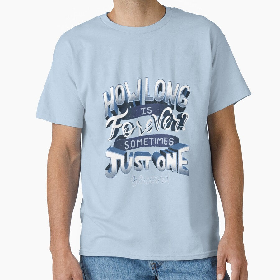 How long is forever? Sometimes just one second | Alice in wonderland by Laura Sato T-Shirts, Hoodie, Sweatshirt (Image 1)