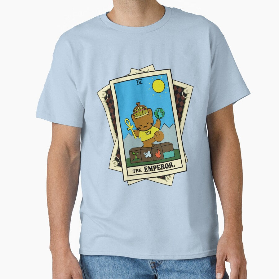 TAROT CARDS DECK | THE EMPEROR. | FORTUNE CAT by FalconLifeStore T-Shirts, Hoodie, Sweatshirt | BlankRebels.com (Image 1)