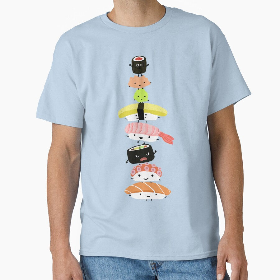Sushi Stack by Jenn Inashvili T-Shirts, Hoodie, Sweatshirt | BlankRebels.com (Image 1)