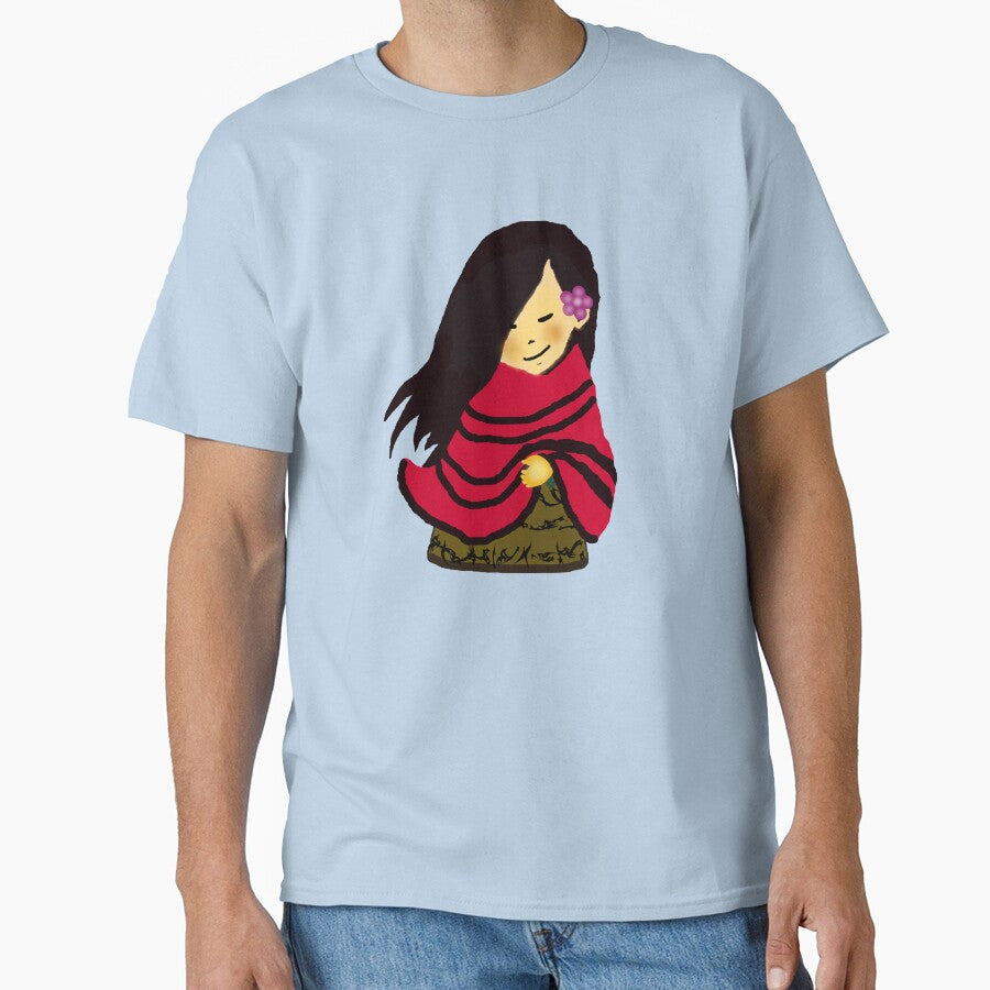 Lady in a Poncho by VicenteHS T-Shirts, Hoodie, Sweatshirt | BlankRebels.com (Image 1)