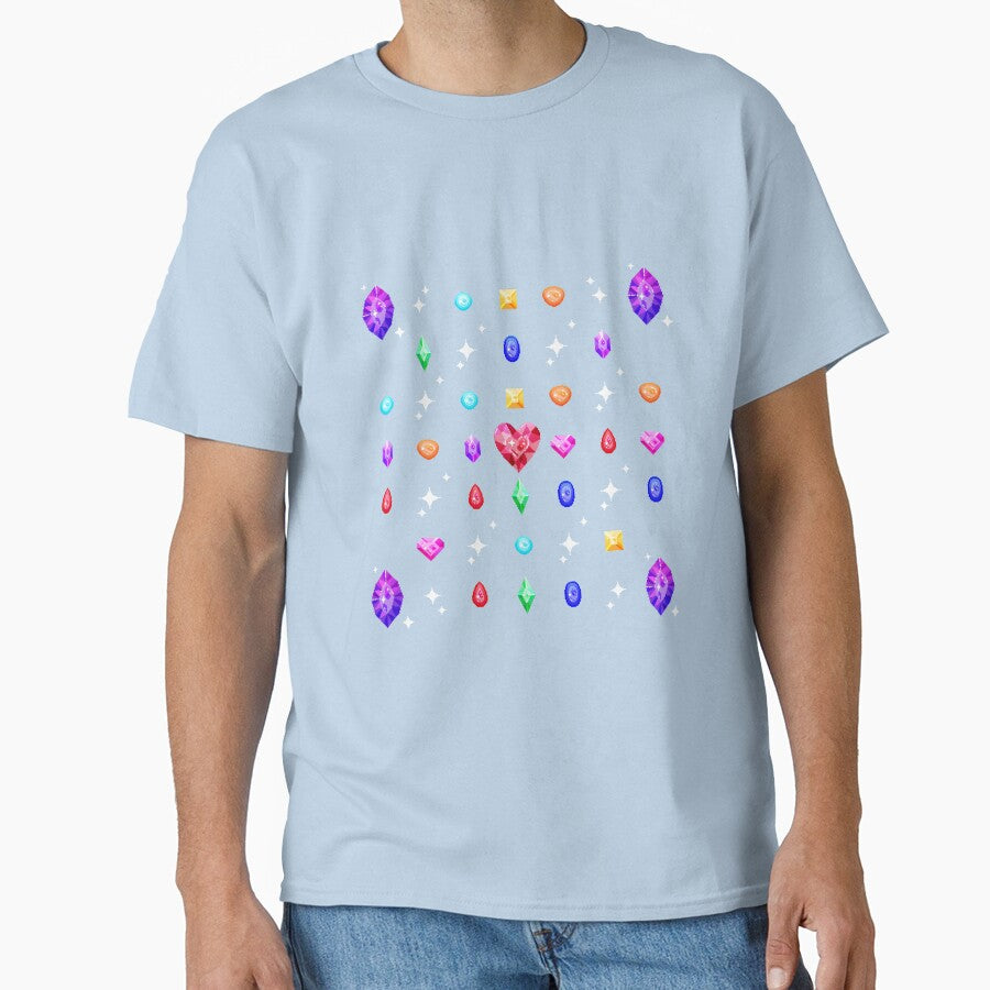 Pixel Gem Pattern by MetallicWings15 T-Shirts, Hoodie, Sweatshirt | BlankRebels.com (Image 1)