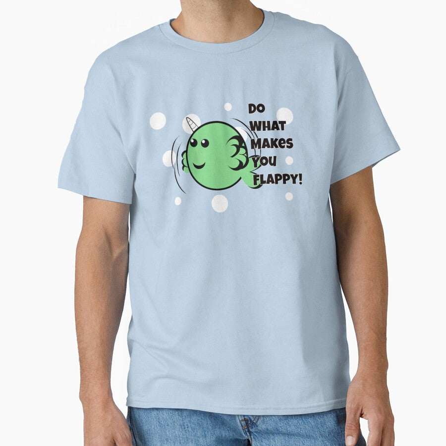 Flappy Narwhal by EWAutismLibrary T-Shirts, Hoodie, Sweatshirt | BlankRebels.com (Image 1)