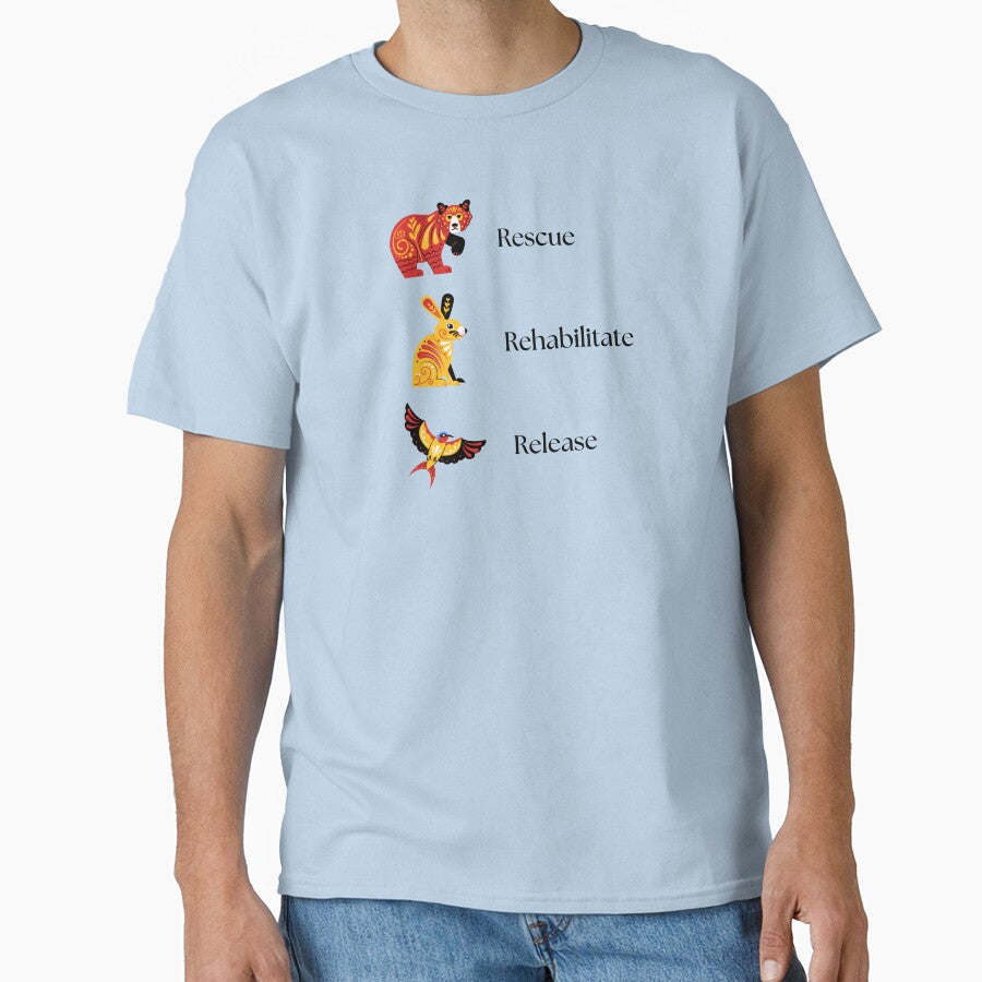 Rescue Rehabilitate Release by Kindred & Thistle T-Shirts, Hoodie, Sweatshirt | BlankRebels.com (Image 1)