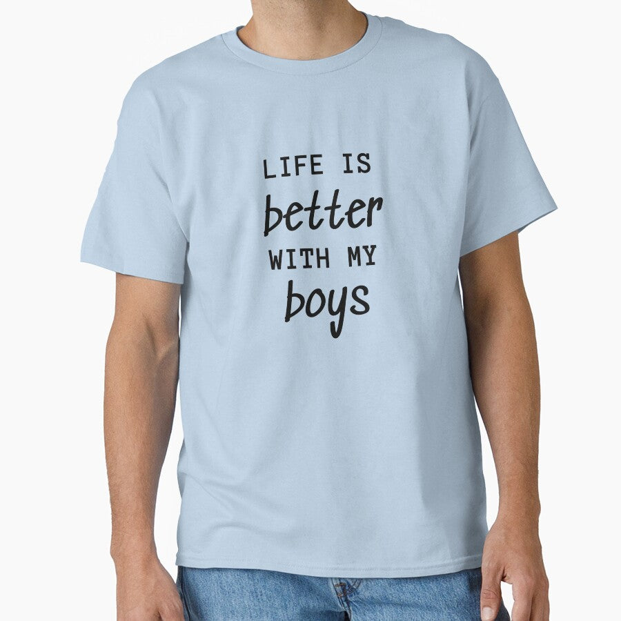 Life Is Better With My Boys by Little-Bit-Xtra T-Shirts, Hoodie, Sweatshirt | BlankRebels.com (Image 1)