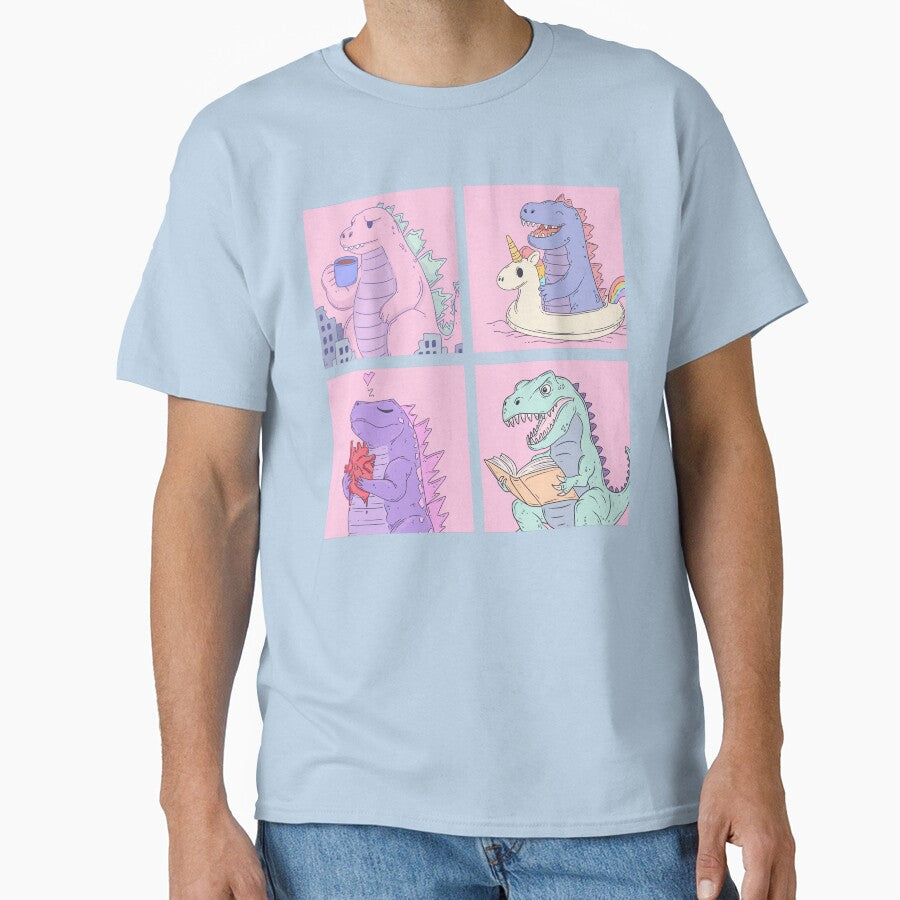 Dinosaur Mood Board – Chaos, Love, and Caffeine by Jess.a.creates T-Shirts, Hoodie, Sweatshirt | BlankRebels.com (Image 1)