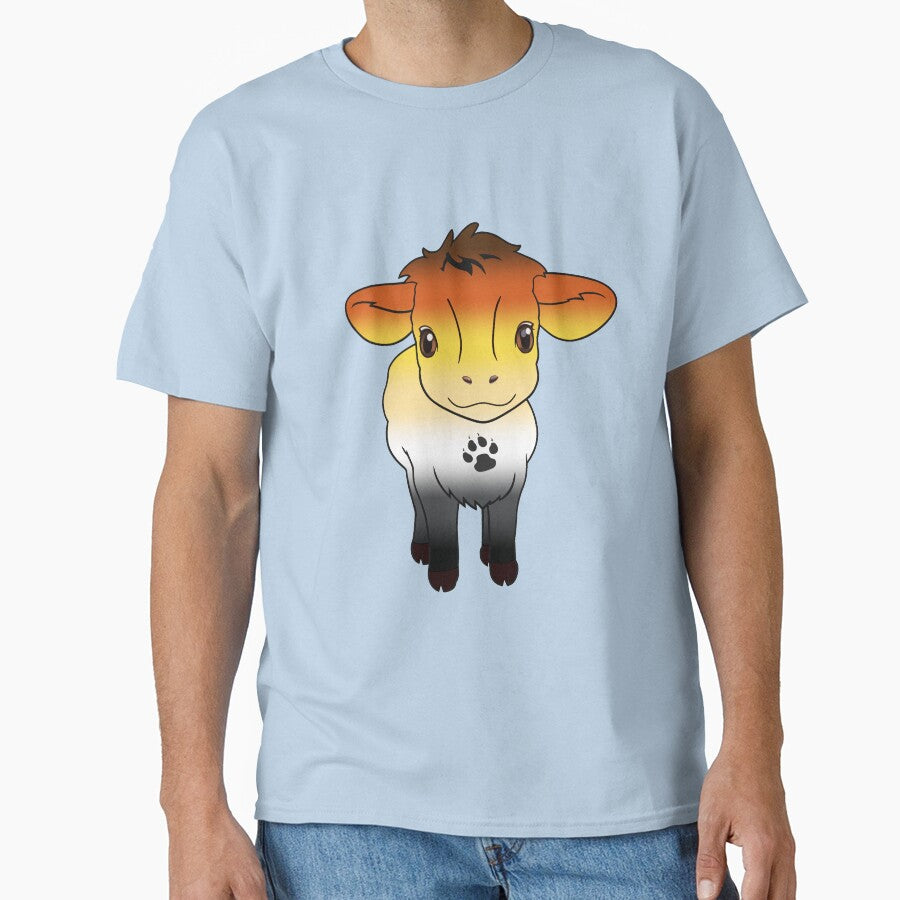 Cute Gay Bear Pride Flag Cow, Kawaii Bear Pride Design by Travelslightly T-Shirts, Hoodie, Sweatshirt (Image 1)