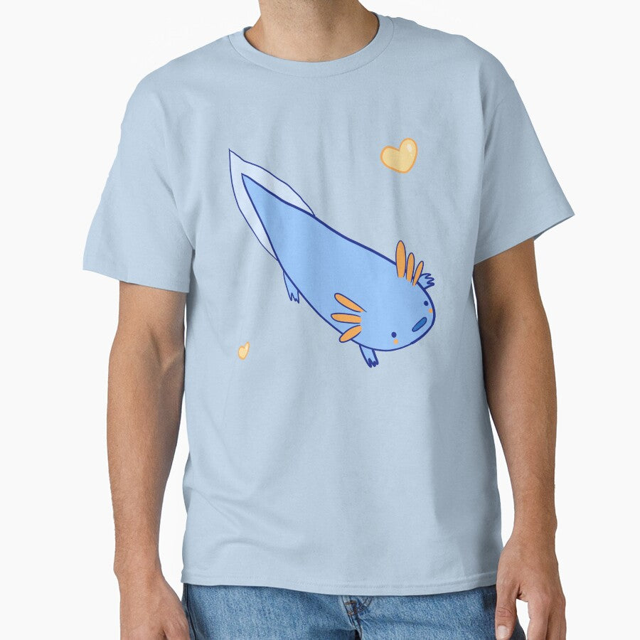 Blue axolotl by Mayarart T-Shirts, Hoodie, Sweatshirt | BlankRebels.com (Image 1)