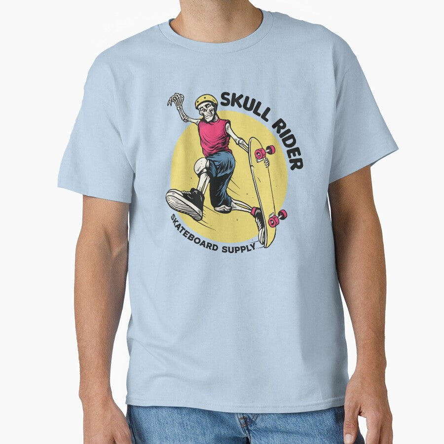 Skull Rider Playing Skateboard by danisacookie T-Shirts, Hoodie, Sweatshirt | BlankRebels.com (Image 1)
