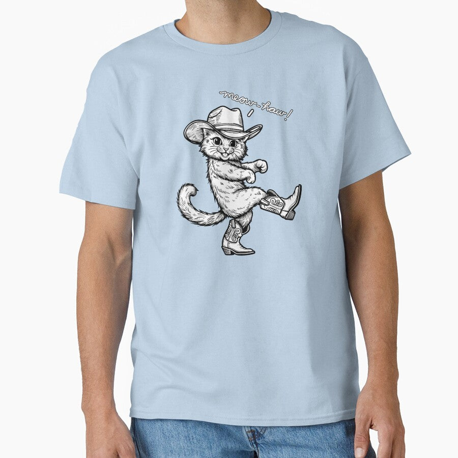 Meowhaw Dancing Cat by KilkennyCat Art T-Shirts, Hoodie, Sweatshirt | BlankRebels.com (Image 1)