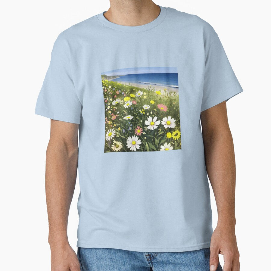Boho Wildflowers Cottagecore Countryside Coastal Wildflowers 2 of 4 by Beachy T-Shirts, Hoodie, Sweatshirt (Image 1)