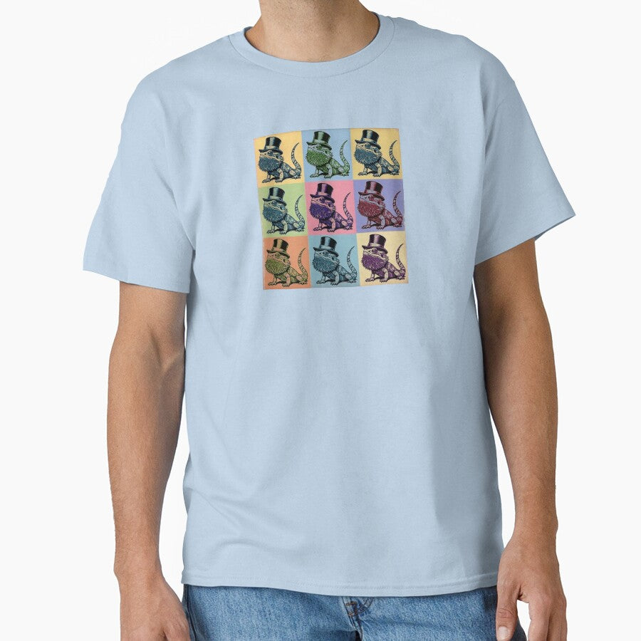 Bearded Dragon Pop Art by HausKatz T-Shirts, Hoodie, Sweatshirt | BlankRebels.com (Image 1)