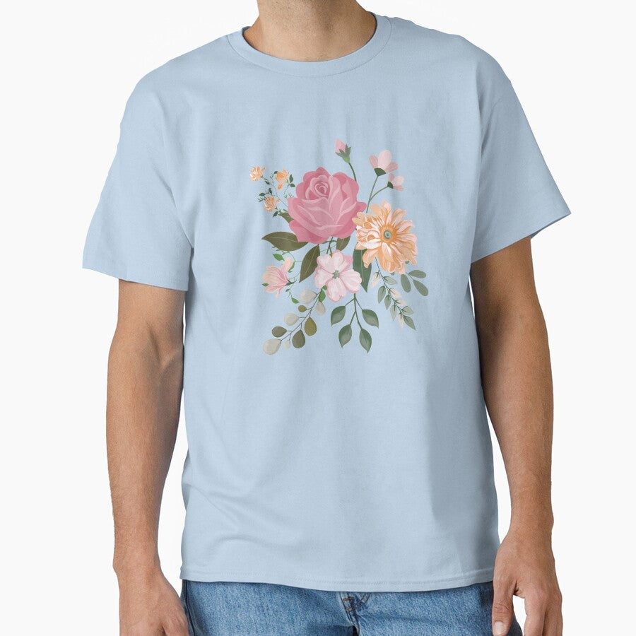 Hand Drawn Flower Illustration T-Shirts, Hoodie, Sweatshirt