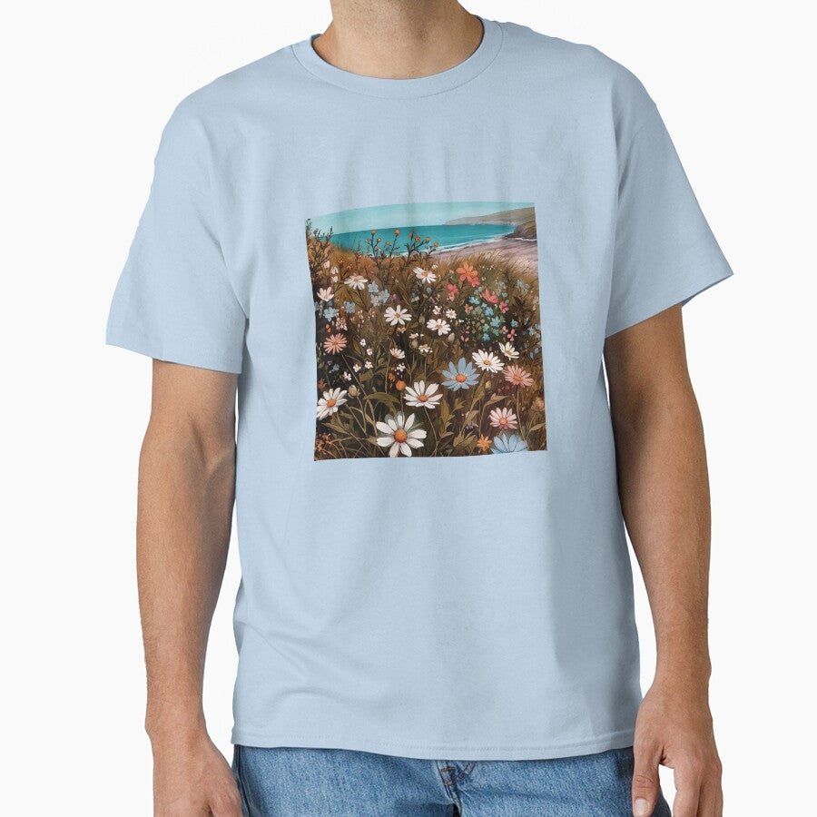 Boho Wildflowers Cottagecore Countryside Coastal Wildflowers 3 of 4 by Beachy T-Shirts, Hoodie, Sweatshirt (Image 1)