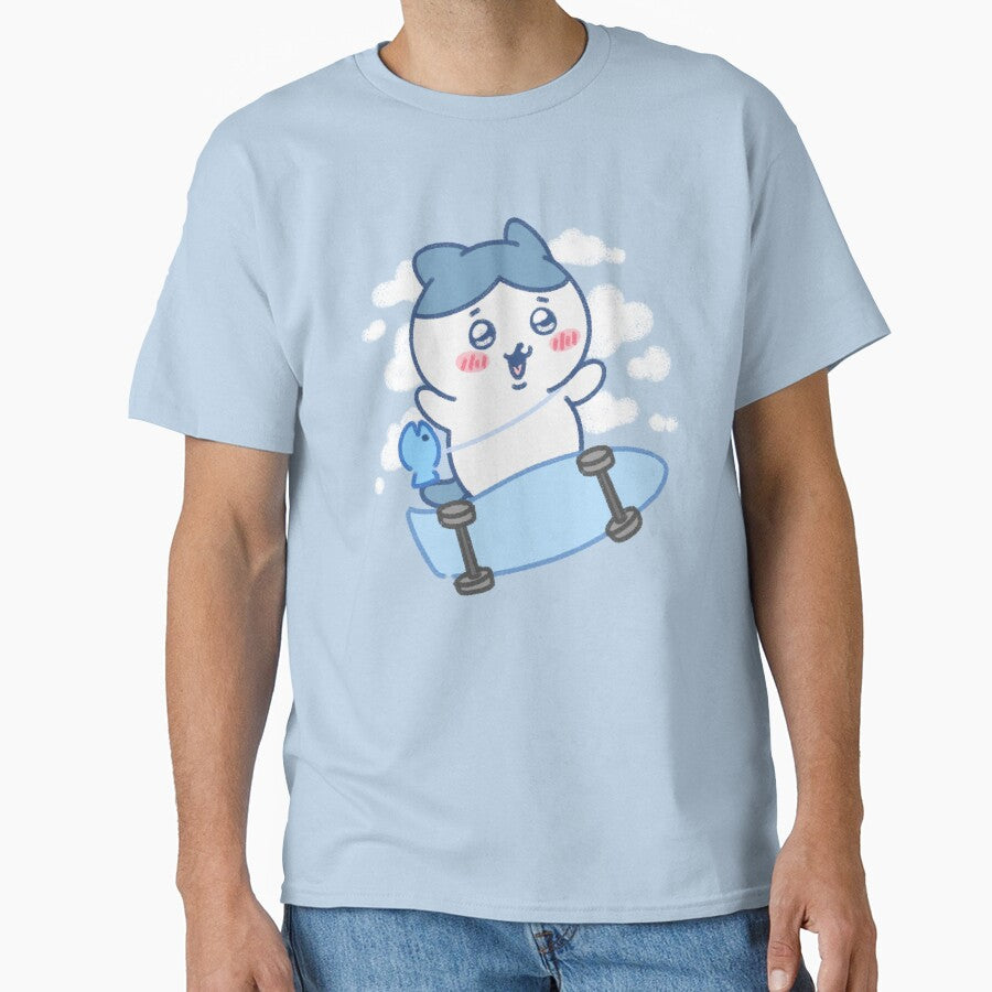 Skateboard Hachiware by Nullkunst T-Shirts, Hoodie, Sweatshirt | BlankRebels.com (Image 1)